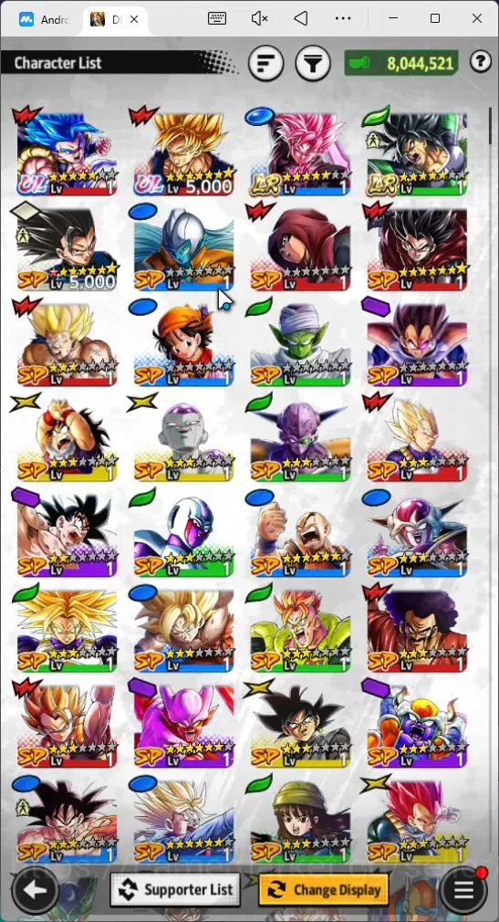 Dragon Ball Legends Accounts Global| Lvl 153|8.04M Total Power|2.1K CC|2 LR|2 U image 12