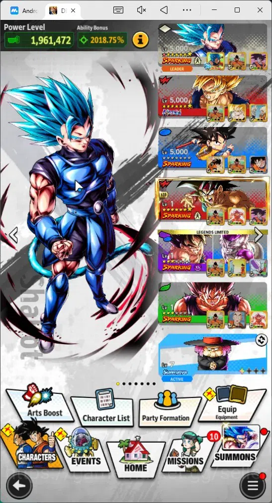 Dragon Ball Legends Accounts Global| Lvl 153|8.04M Total Power|2.1K CC|2 LR|2 U image 13