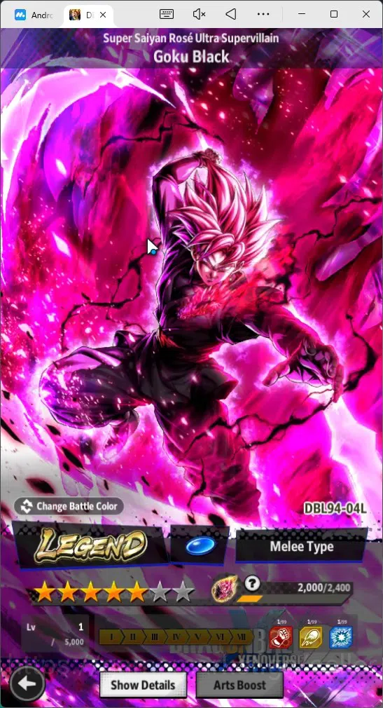 Dragon Ball Legends Accounts Global| Lvl 153|8.04M Total Power|2.1K CC|2 LR|2 U image 8