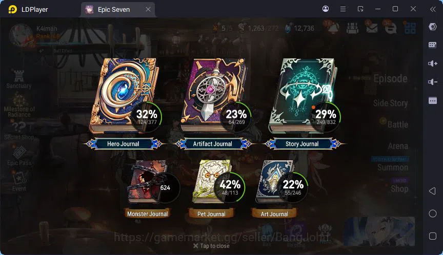 Epic Seven Accounts Global | LOTS | Cermia | Ras | Afternoon Soak Flan image 15