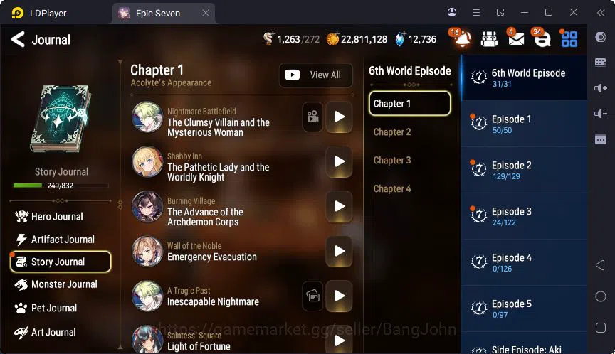 Epic Seven Accounts Global | LOTS | Cermia | Ras | Afternoon Soak Flan image 8