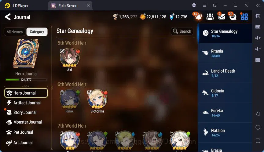 Epic Seven Accounts Global | LOTS | Cermia | Ras | Afternoon Soak Flan image 9