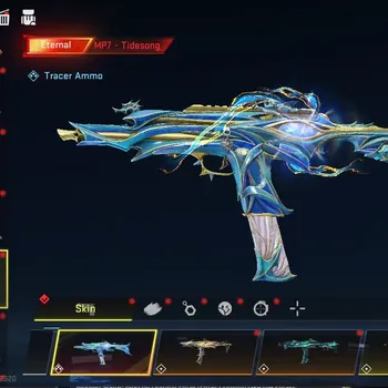 Blood Strike Accounts Collab Skin Asia|Eternal MP7 Tidesong Lv3|Collab AOT Female Titan,M4A1 Bof,OPM M4A1,SKS,Ethan+Many