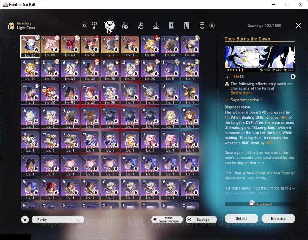 Honkai Star Rail Accounts ASIA|TL 65|7 Limited|[Phainon,Hyacine]+Sign,Tribbi image 5