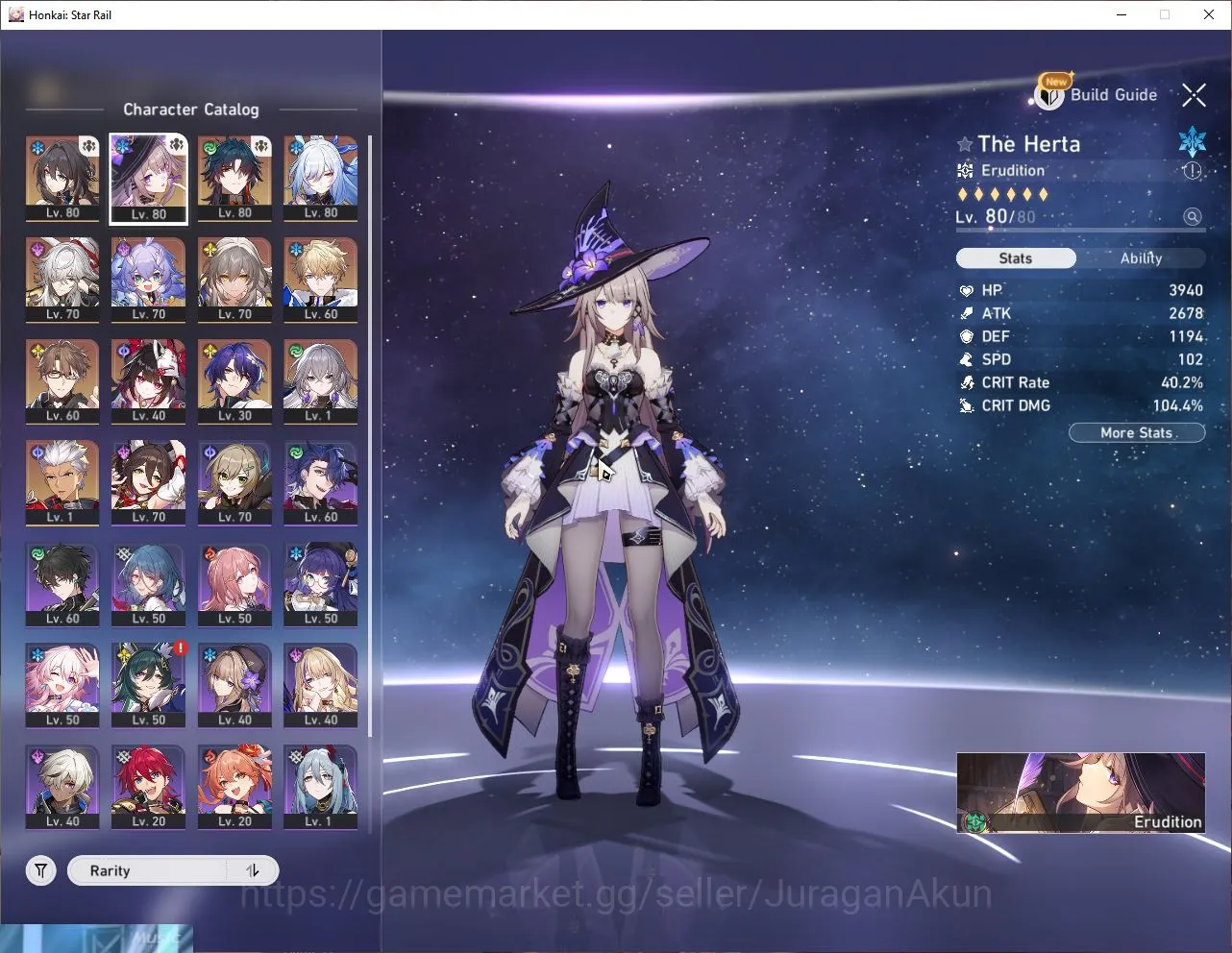 Honkai Star Rail Accounts Mid Game ASIA|TL62|5 Limit [(The Herta+Sign,Jingliu,Jing Yuan,Sparkle,DR. Ratio,Etc]|Penacony|Take 3