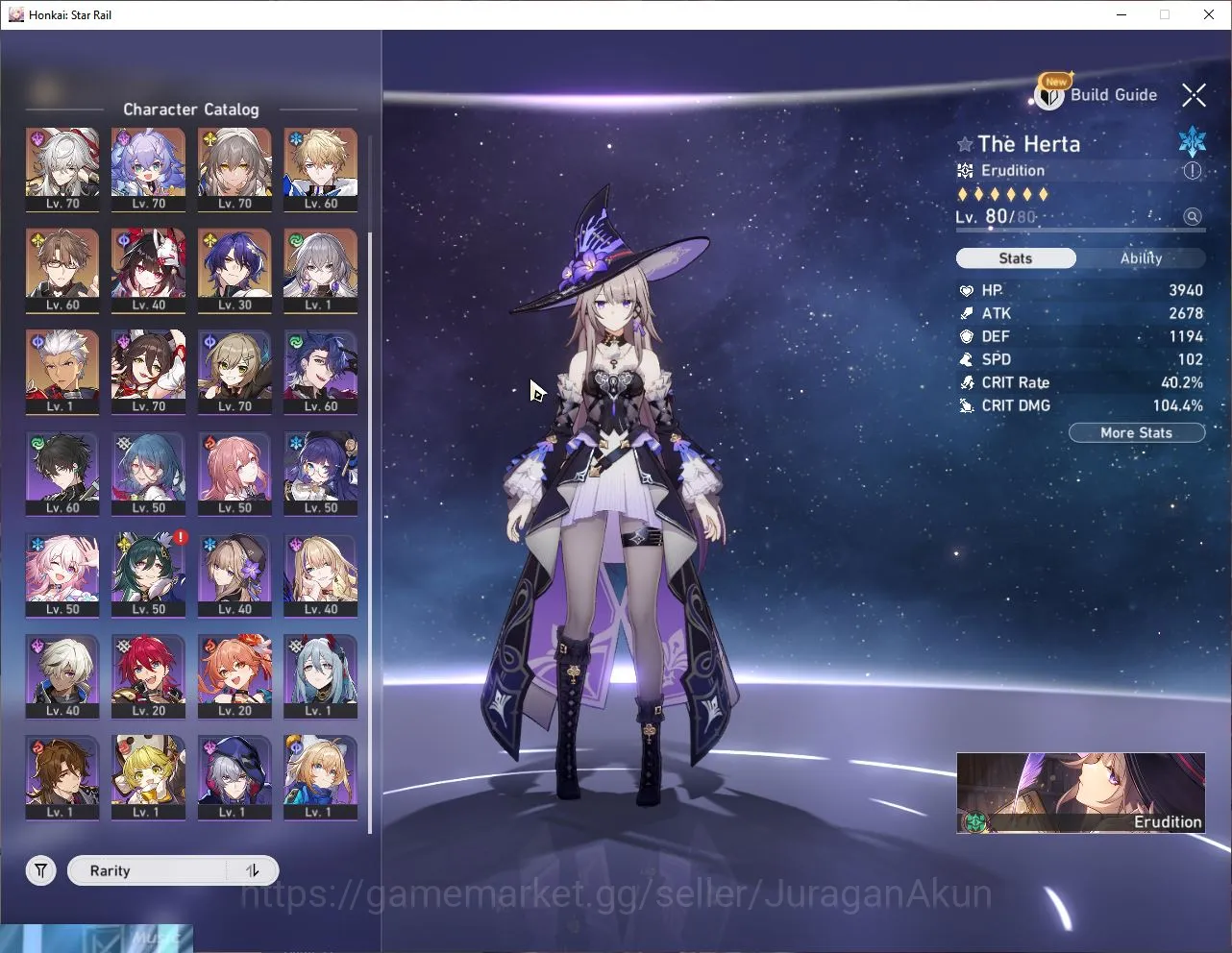Honkai Star Rail Accounts Mid Game ASIA|TL62|5 Limit [(The Herta+Sign,Jingliu,Jing Yuan,Sparkle,DR. Ratio,Etc]|Penacony|Take 4
