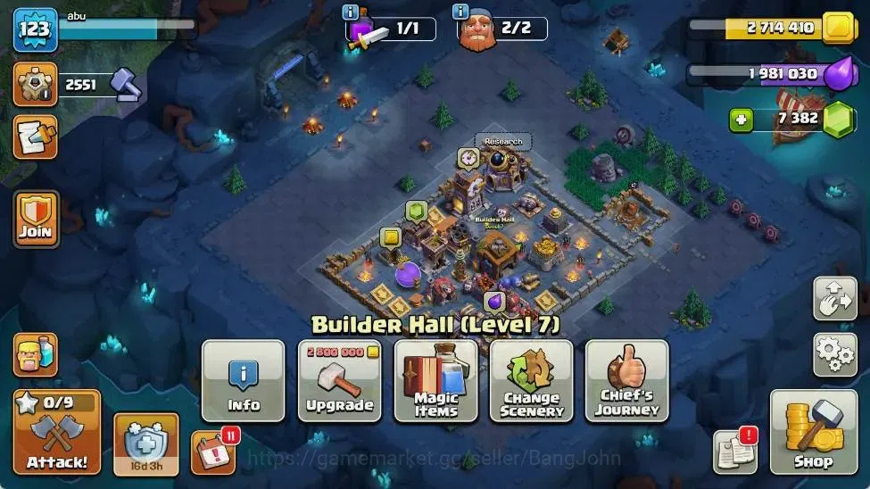 Clash of Clans Accounts Global | TH 16-BH 7 | LVL 123 | HH 9 | AQ 35 ,MP 3 image 14