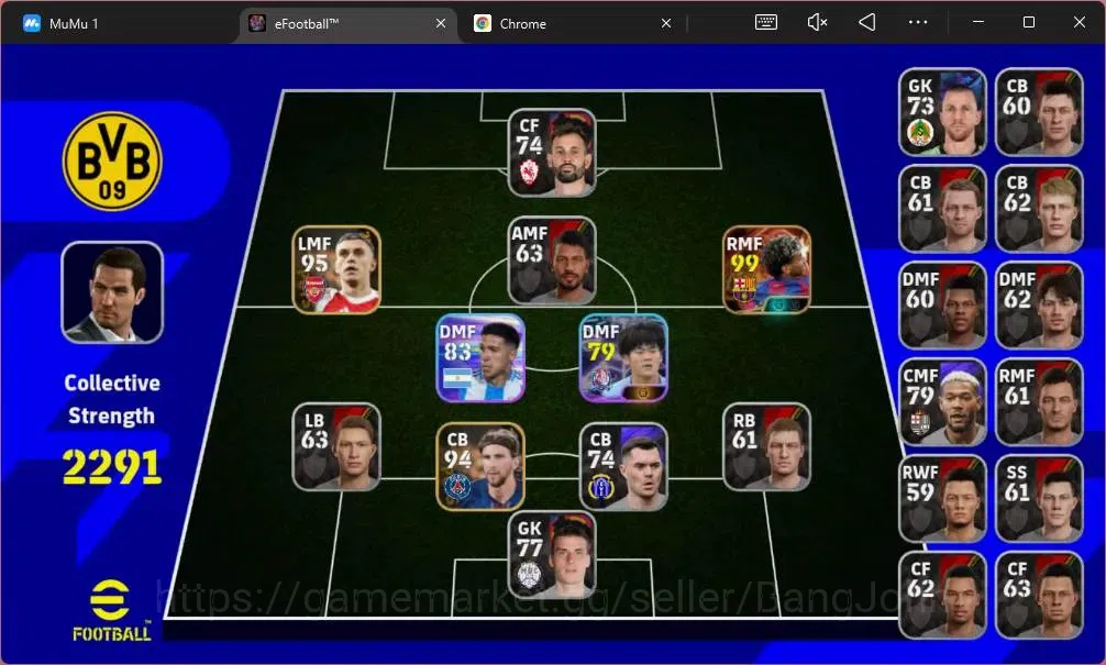 eFootball Accounts Android|PW 2291|Bigtime Lamine Yamal (RMF 87)|Fres image 2