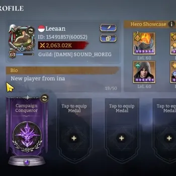 Watcher of Realms Accounts End-Game Global 60xx|Power 2M|2 Lord: [Oren,Twinfield]|15 Legend|Assassin's