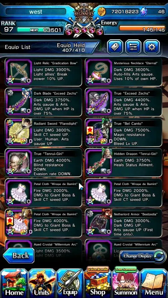 Grand Summoners Accounts Global|Rank 97|21 Ascend|Choi Jong-InTW,DL Samurai image 12
