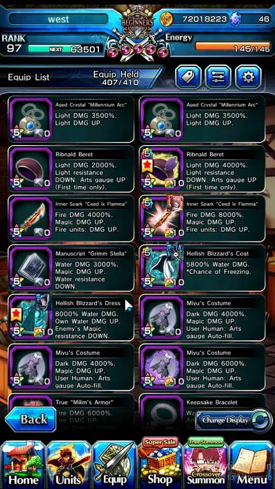 Grand Summoners Accounts Global|Rank 97|21 Ascend|Choi Jong-InTW,DL Samurai image 13