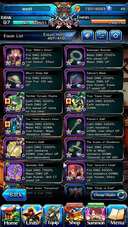 Grand Summoners Accounts Global|Rank 97|21 Ascend|Choi Jong-InTW,DL Samurai image 14