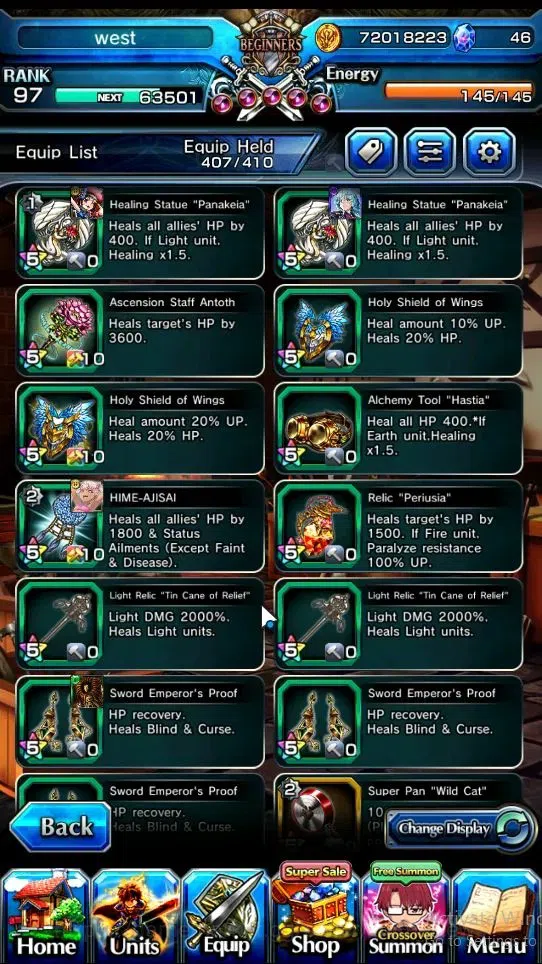 Grand Summoners Accounts Global|Rank 97|21 Ascend|Choi Jong-InTW,DL Samurai image 19