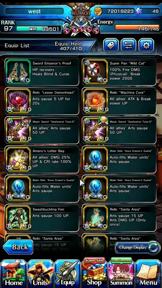 Grand Summoners Accounts Global|Rank 97|21 Ascend|Choi Jong-InTW,DL Samurai image 20