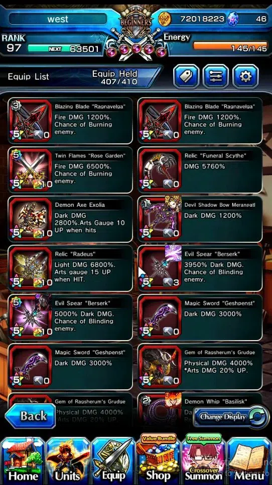 Grand Summoners Accounts Global|Rank 97|21 Ascend|Choi Jong-InTW,DL Samurai image 4