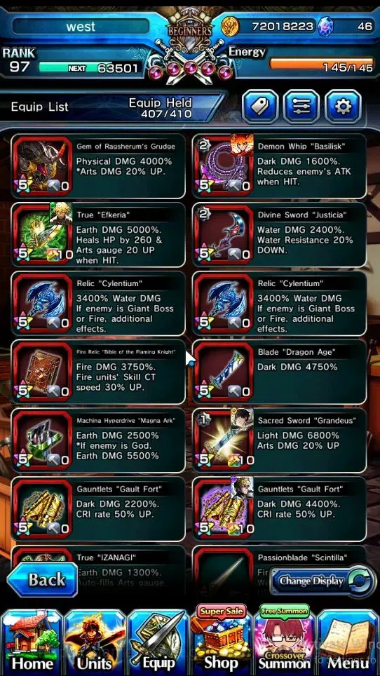 Grand Summoners Accounts Global|Rank 97|21 Ascend|Choi Jong-InTW,DL Samurai image 5