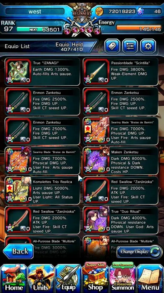 Grand Summoners Accounts Global|Rank 97|21 Ascend|Choi Jong-InTW,DL Samurai image 6