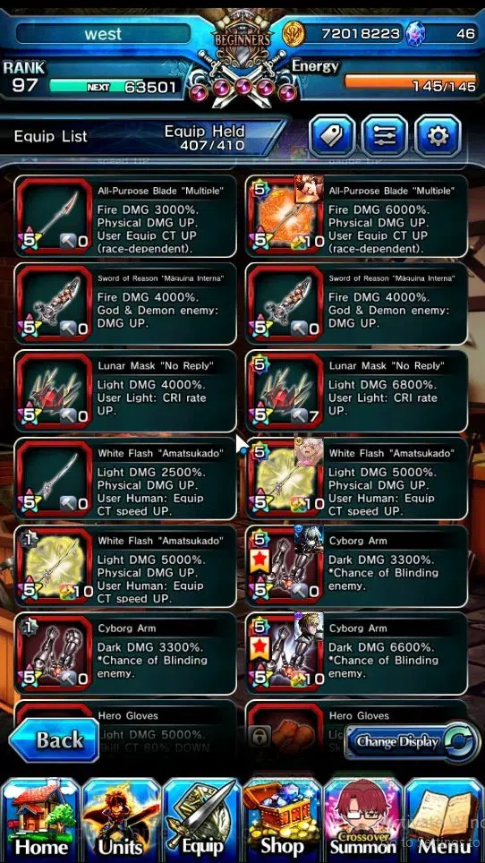 Grand Summoners Accounts Global|Rank 97|21 Ascend|Choi Jong-InTW,DL Samurai image 7
