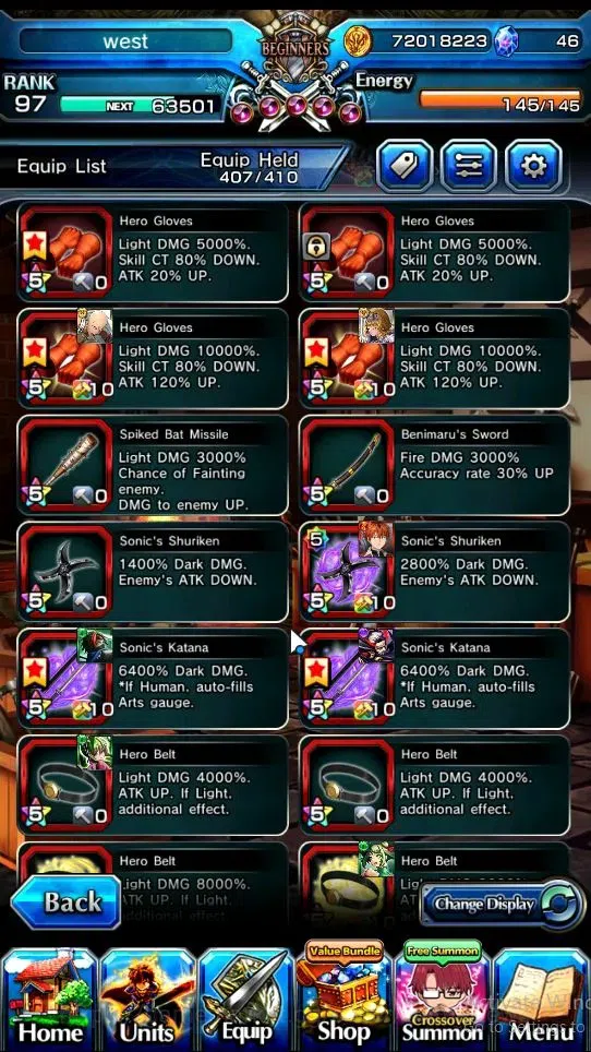 Grand Summoners Accounts Global|Rank 97|21 Ascend|Choi Jong-InTW,DL Samurai image 8