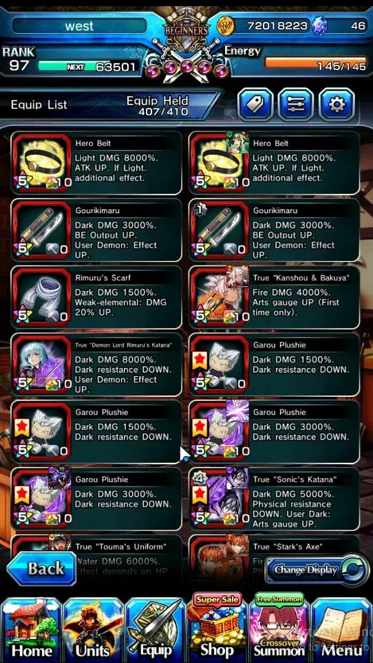 Grand Summoners Accounts Global|Rank 97|21 Ascend|Choi Jong-InTW,DL Samurai image 9