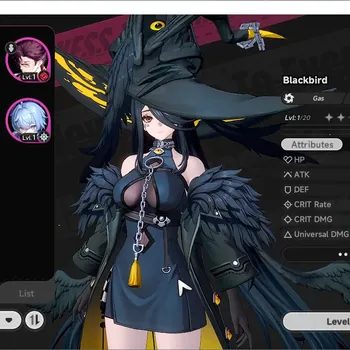Neverness to Everness Accounts Global EU|HL 3|1 S-Class Limited| Starter with Blackbird |Male MC|Log Email|Check SS|NTE2019