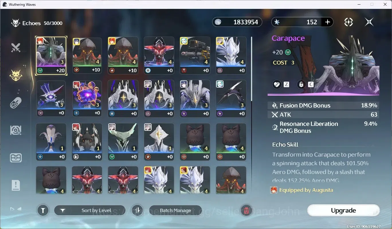 Wuthering Waves Accounts Starter SEA|UL26 | Rank 3 |3 Char Limited [Iuno,Augusta,Rebecca]+Build, Etc|Mc Male|TakeMail WW109B 7