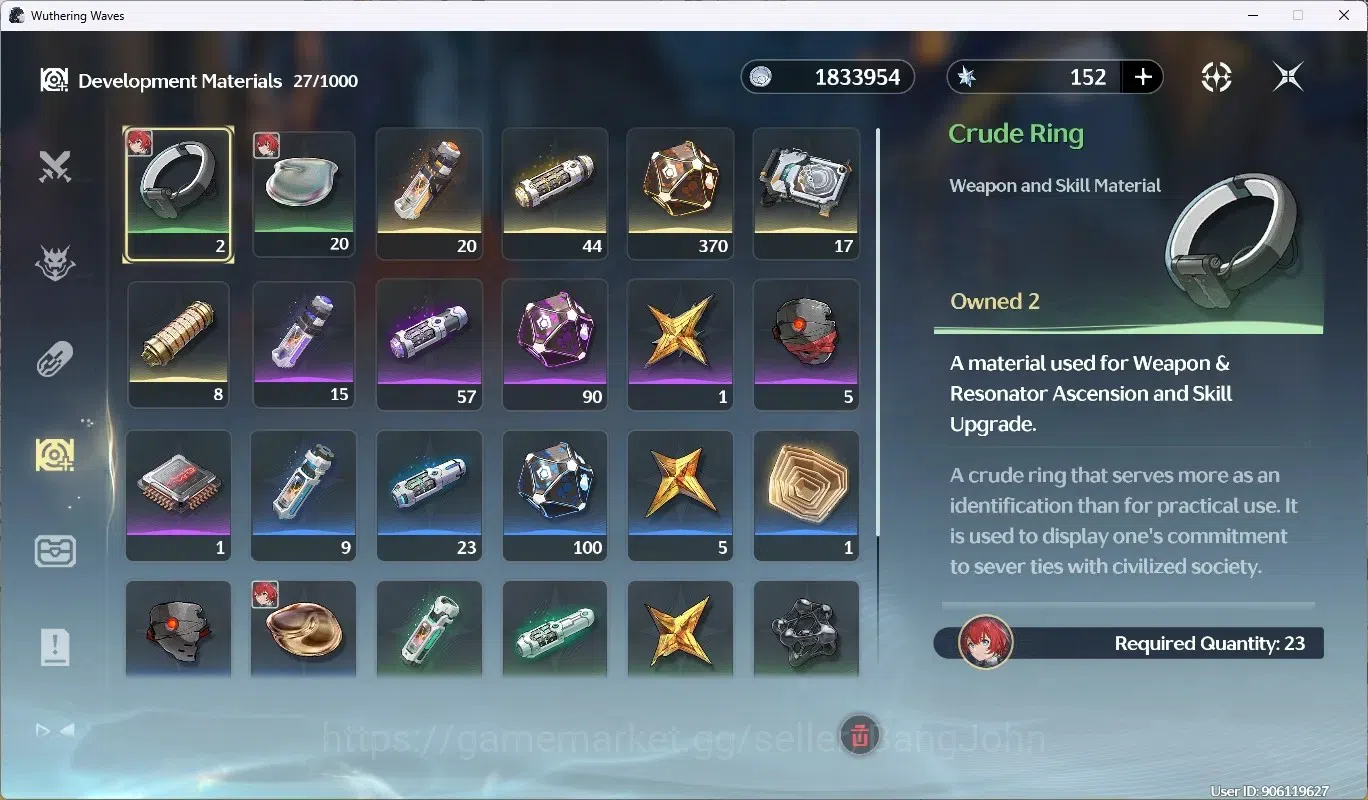 Wuthering Waves Accounts Starter SEA|UL26 | Rank 3 |3 Char Limited [Iuno,Augusta,Rebecca]+Build, Etc|Mc Male|TakeMail WW109B 9
