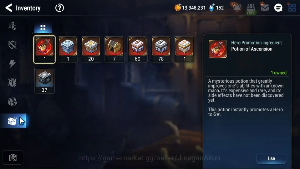 Epic Seven Accounts Mid-Tier Asia Unverif|5ML(SECeline,CPavel,WOTMTenebria,BWIseria,CCharles)+Ilynav,Robin|162 3