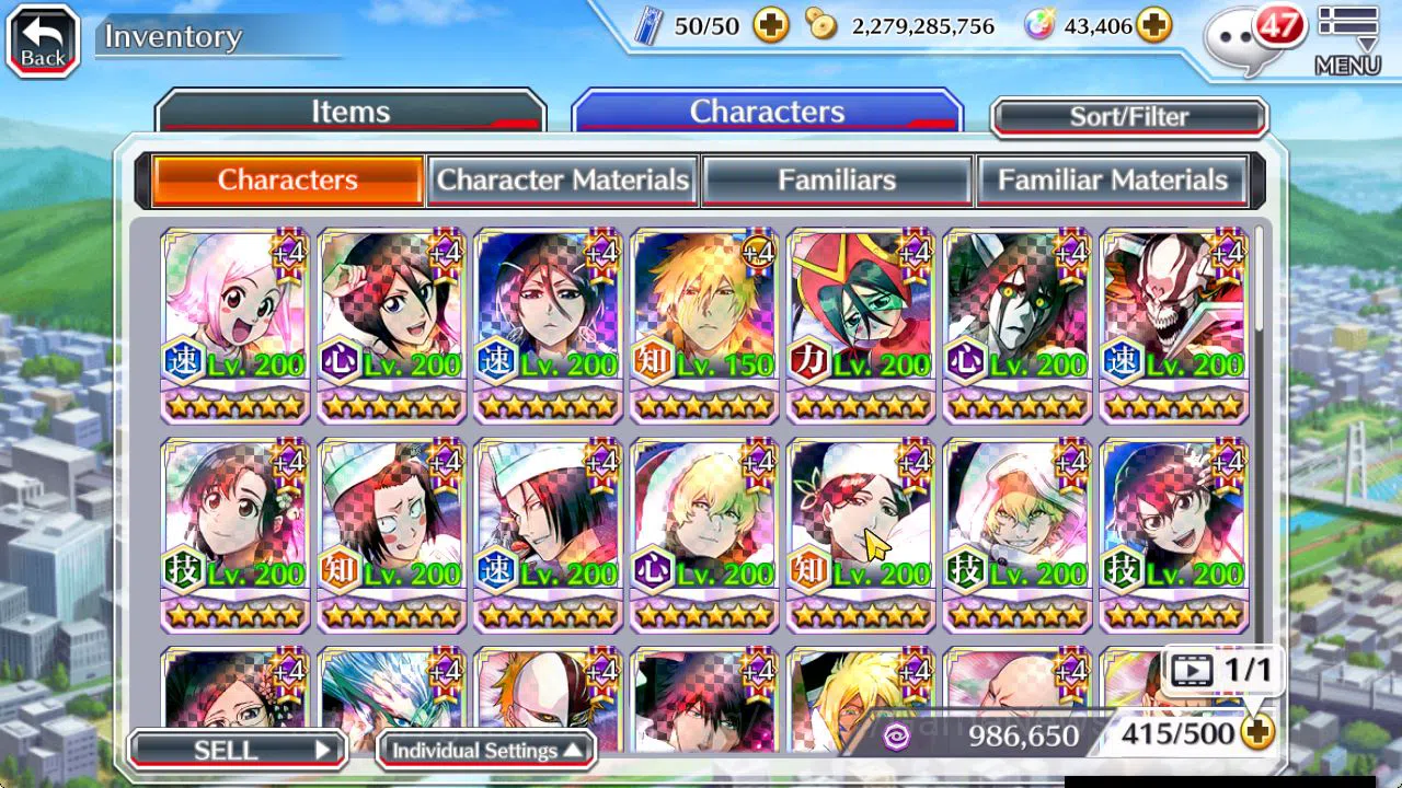 Bleach: Brave Souls Accounts Mid-Tier GLOBAL 43K Orb|Valentine26 Lv200(Yachiru,Rukia),Lv200 Rukia,Ichigo 10Th Aniv,Lv200Duo 10