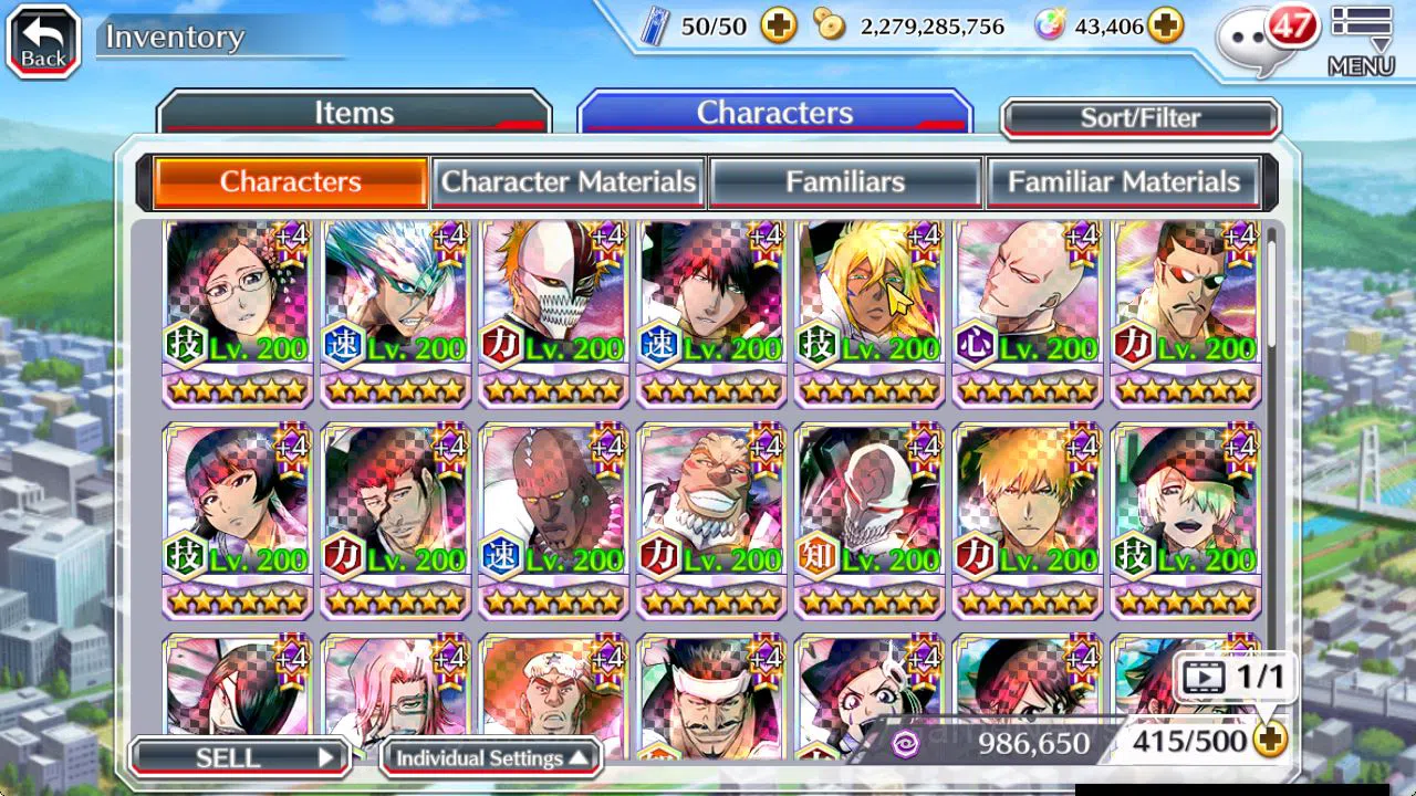 Bleach: Brave Souls Accounts Mid-Tier GLOBAL 43K Orb|Valentine26 Lv200(Yachiru,Rukia),Lv200 Rukia,Ichigo 10Th Aniv,Lv200Duo 11