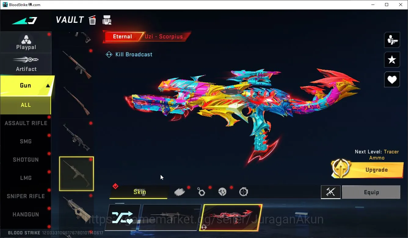 Blood Strike Accounts Asia|1 ETERNAL(UZI-Scorpius)| 11 Legendary(Glock,M image 2