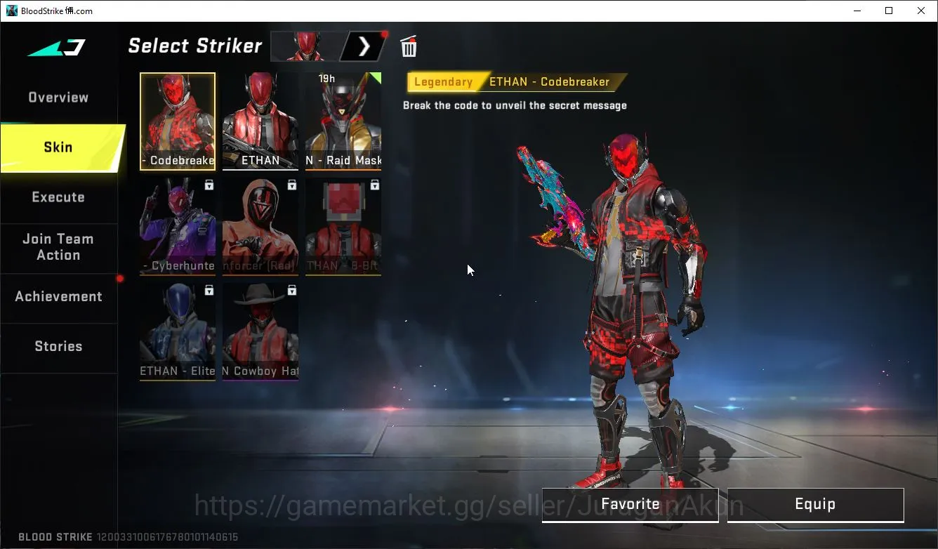 Blood Strike Accounts Asia|1 ETERNAL(UZI-Scorpius)| 11 Legendary(Glock,M image 5