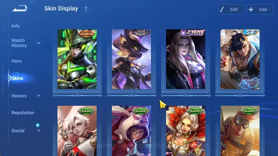 Honor of Kings Accounts High Rank Hero 21 Skin 13|Starter|Legend Lady Sun,Nakoruru SNK,Event Liu Bang,S4 Pei,4 RARE,LOM 3