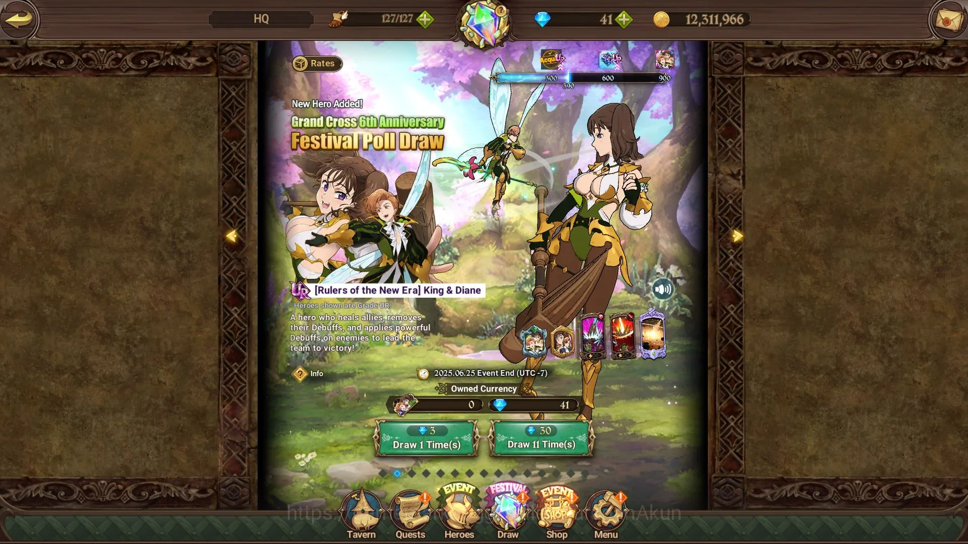The Seven Deadly Sins: Grand Cross Accounts Asia |240K CC| STARTER 5UR [KingDiane,Thor,Sabunak image 2