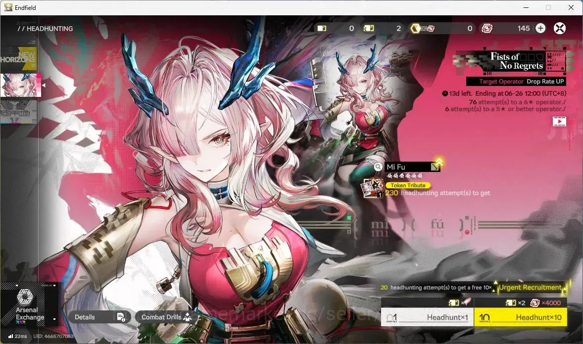 Arknights: Endfield Accounts ASIA | Stater | 1 Limit ( Mi Fu ) | 247K Gold | 10 image 8