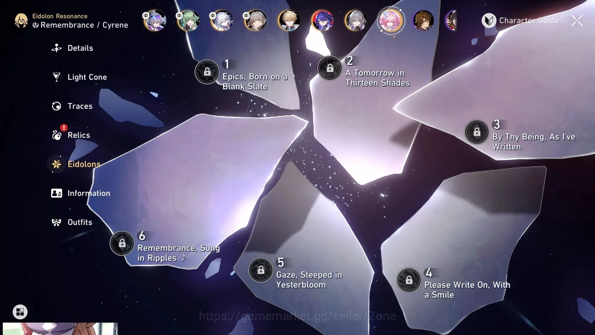 Honkai Star Rail Accounts ASIA|21xLim Char|SW Lv60,Huohuo Lv60,Acheron Lv50| image 1