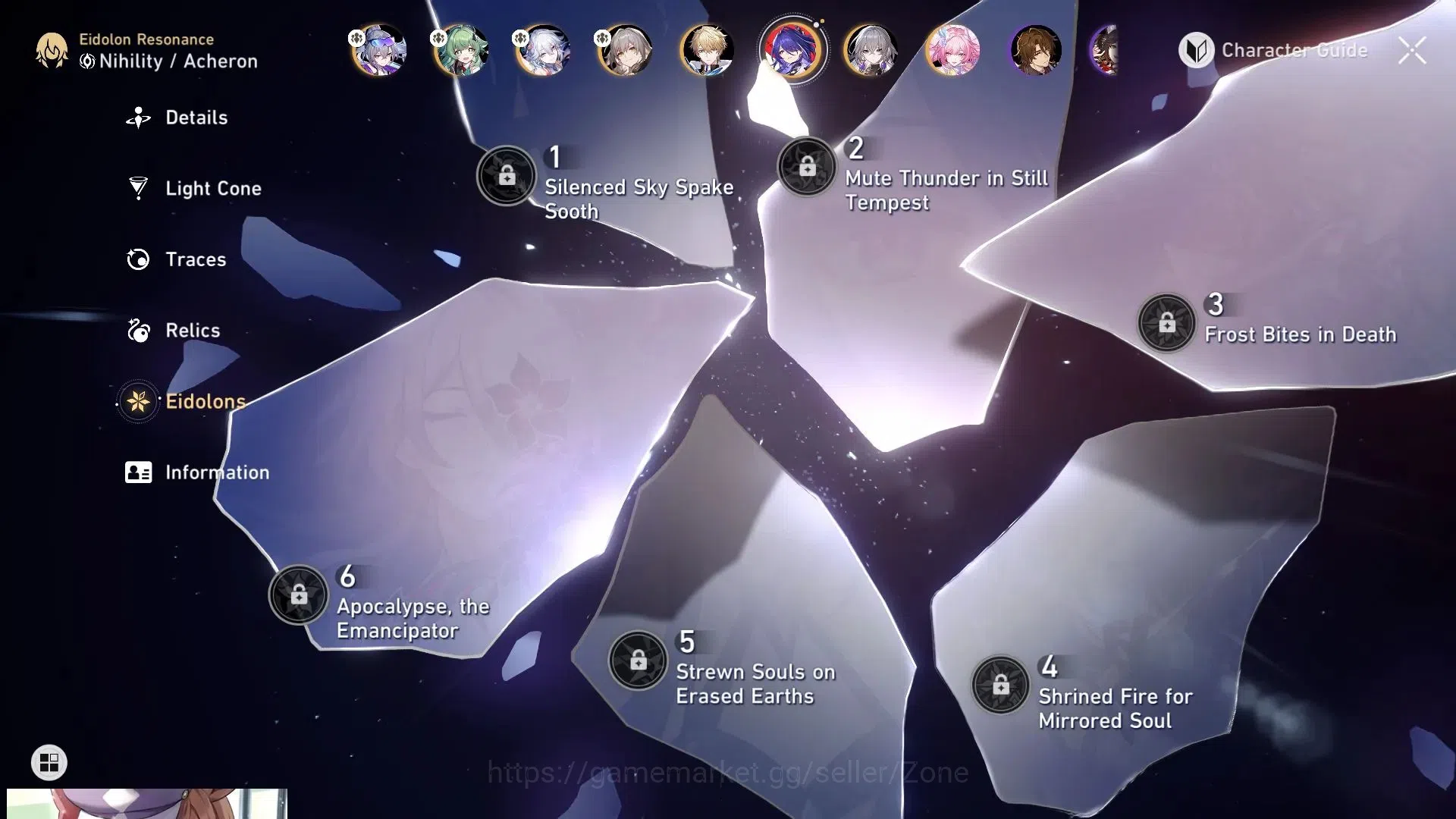 Honkai Star Rail Accounts ASIA|21xLim Char|SW Lv60,Huohuo Lv60,Acheron Lv50| image 3
