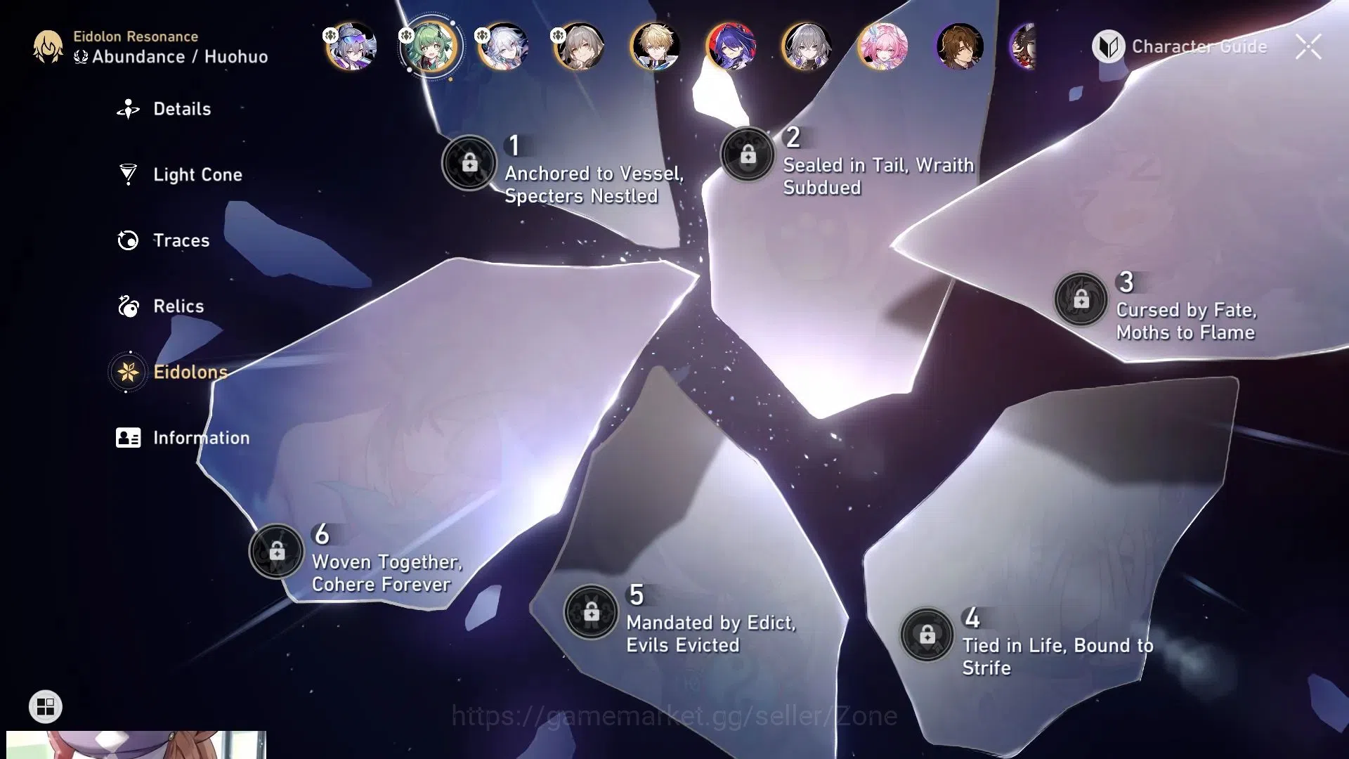 Honkai Star Rail Accounts ASIA|21xLim Char|SW Lv60,Huohuo Lv60,Acheron Lv50| image 7
