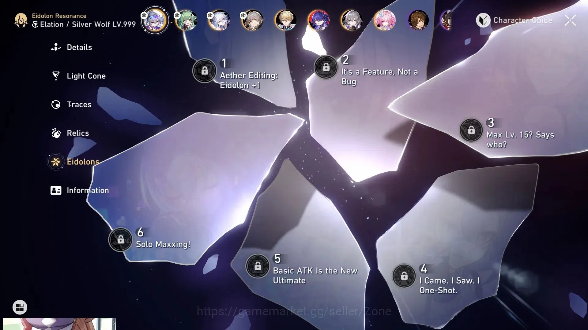 Honkai Star Rail Accounts ASIA|21xLim Char|SW Lv60,Huohuo Lv60,Acheron Lv50| image 8
