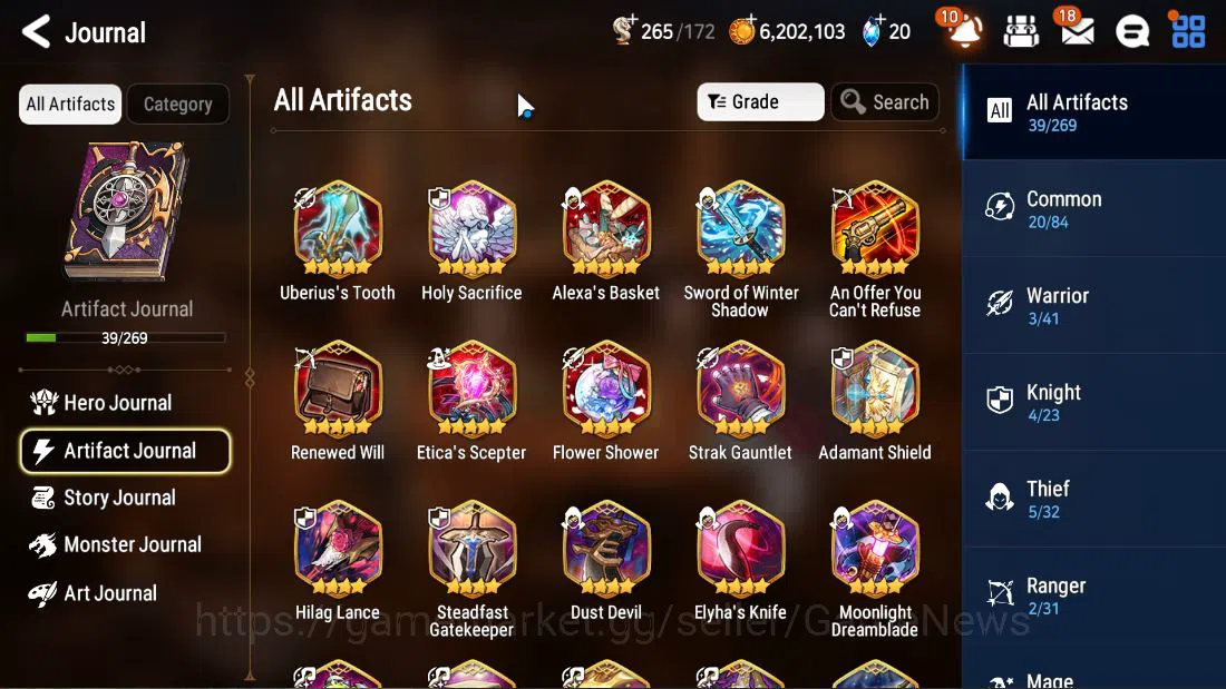 Epic Seven Accounts GLOBAL UNVERIF|NEW ERA|2 ML (LOT Scales, AVildred) image 16