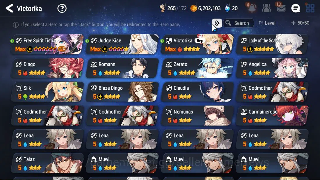 Epic Seven Accounts GLOBAL UNVERIF|NEW ERA|2 ML (LOT Scales, AVildred) image 2