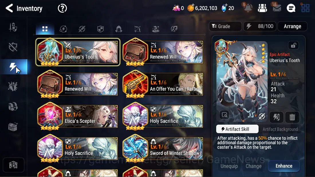 Epic Seven Accounts GLOBAL UNVERIF|NEW ERA|2 ML (LOT Scales, AVildred) image 7