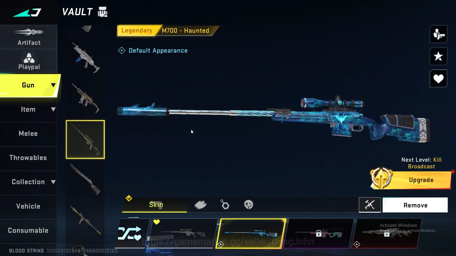 Blood Strike Accounts ASIA |LIMITED=BTFLY KNIFE|ULTRA=ONE HANDED AXE|COL image 10