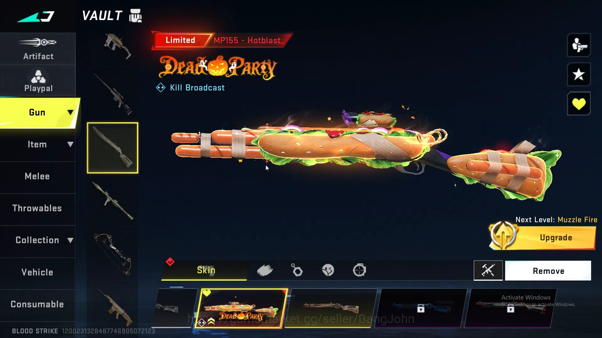 Blood Strike Accounts ASIA |LIMITED=BTFLY KNIFE|ULTRA=ONE HANDED AXE|COL image 11
