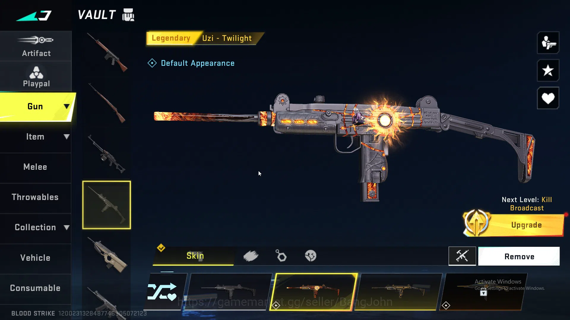 Blood Strike Accounts ASIA |LIMITED=BTFLY KNIFE|ULTRA=ONE HANDED AXE|COL image 17