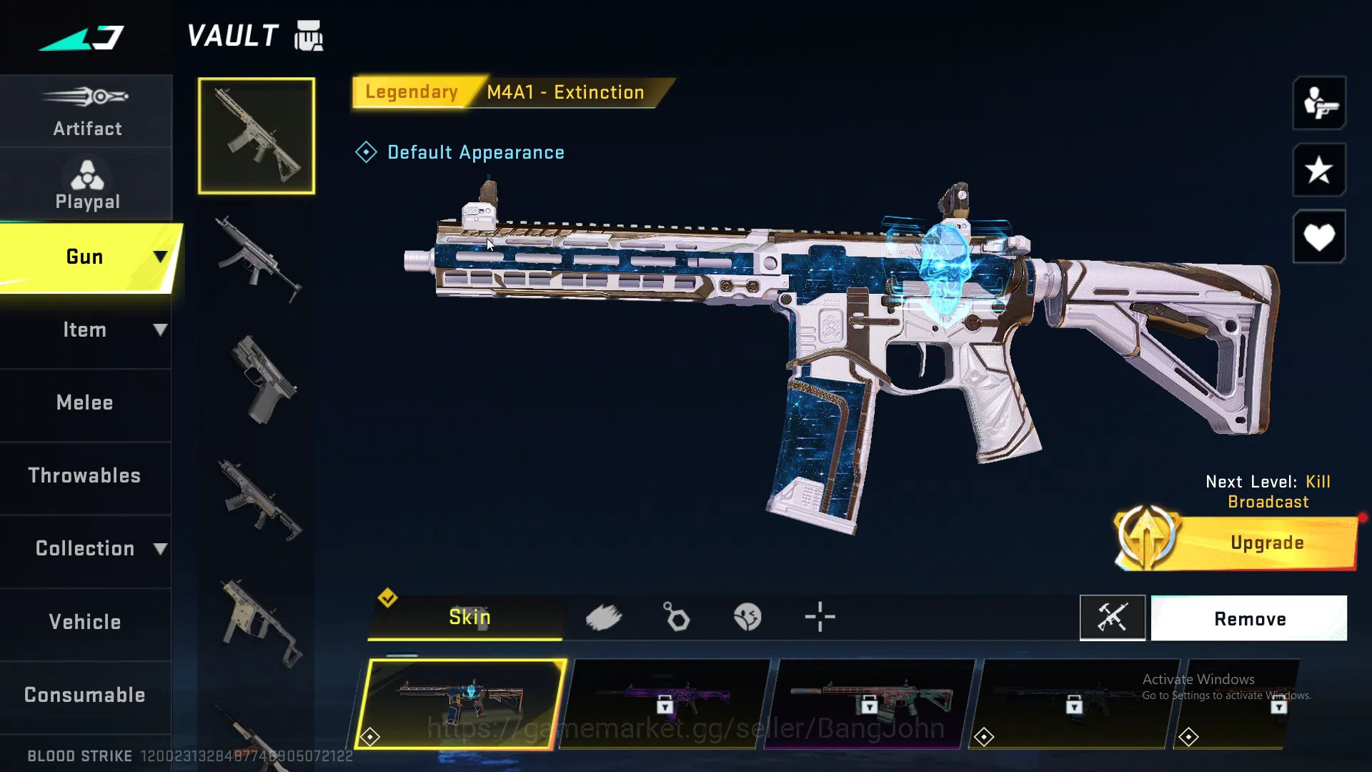 Blood Strike Accounts ASIA |LIMITED=BTFLY KNIFE|ULTRA=ONE HANDED AXE|COL image 2