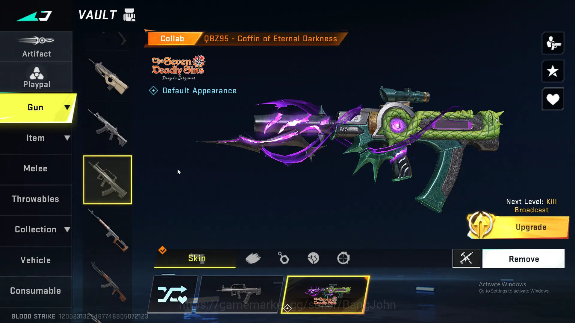 Blood Strike Accounts ASIA |LIMITED=BTFLY KNIFE|ULTRA=ONE HANDED AXE|COL image 20