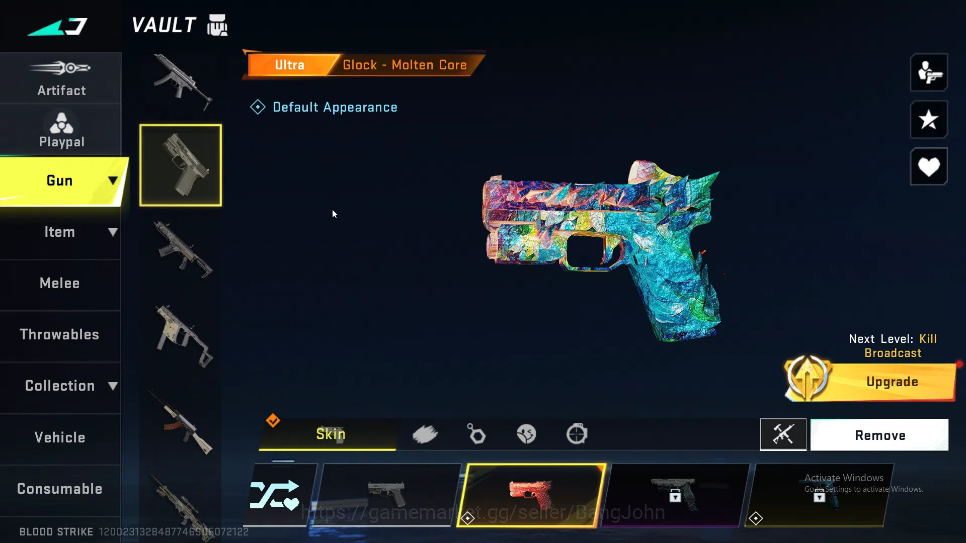 Blood Strike Accounts ASIA |LIMITED=BTFLY KNIFE|ULTRA=ONE HANDED AXE|COL image 3