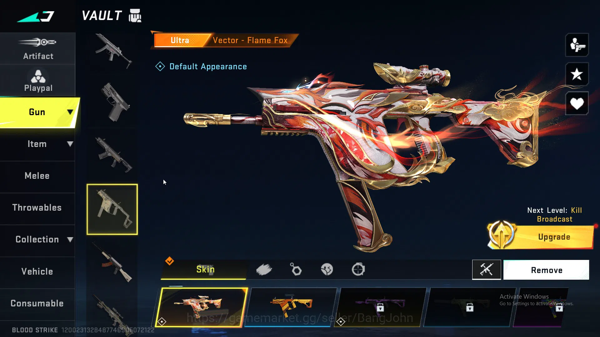 Blood Strike Accounts ASIA |LIMITED=BTFLY KNIFE|ULTRA=ONE HANDED AXE|COL image 4