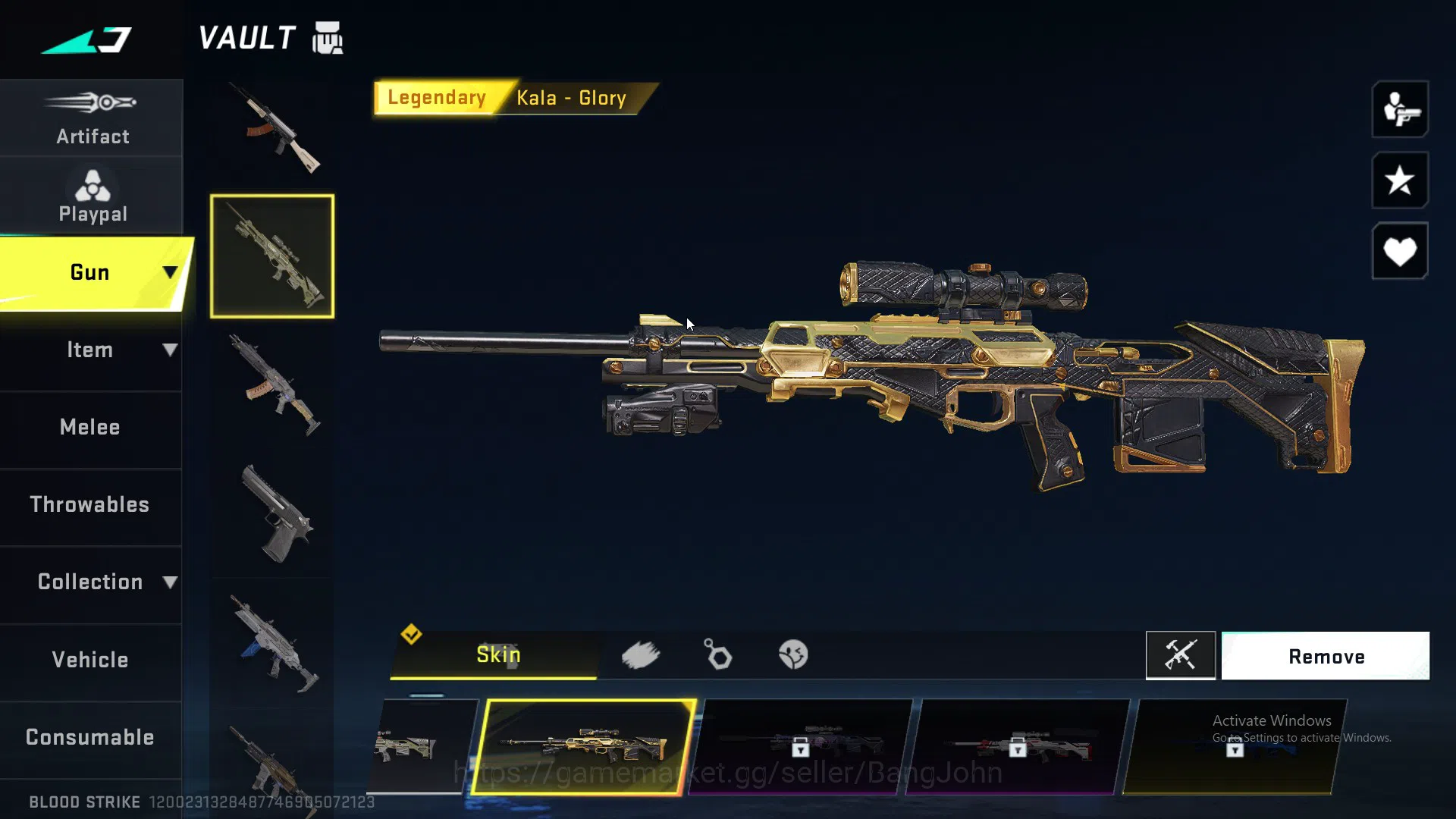 Blood Strike Accounts ASIA |LIMITED=BTFLY KNIFE|ULTRA=ONE HANDED AXE|COL image 6